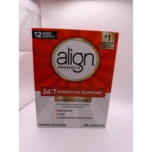 Align Probiotic 24/7 Digestive Support 84 Capsules 12 Week Supply Exp 12/2026